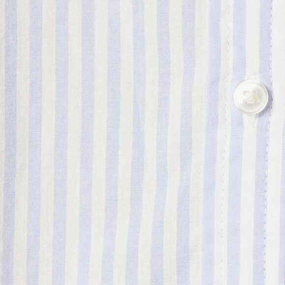 Amazon Essential Women's Classic Fit Long Sleeve Button Down Poplin Shirt Size M - Picture 2 of 4